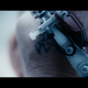 I can’t recall this logo, which is from the games, being used in the sequel... then again it might have been on his guns that time.